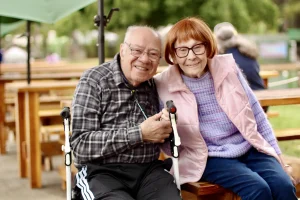 Photo of a senior couple