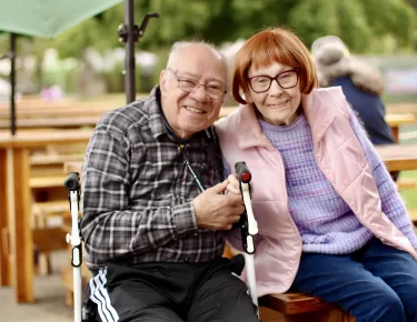 Photo of a senior couple