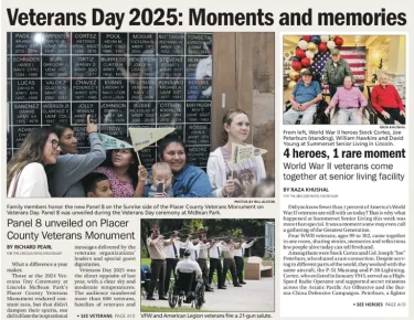 Photo of a newspaper article
