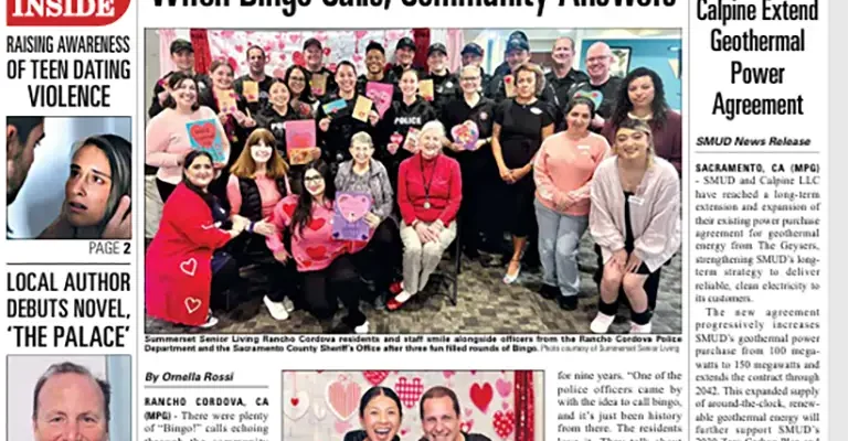 Photo of a newspaper article